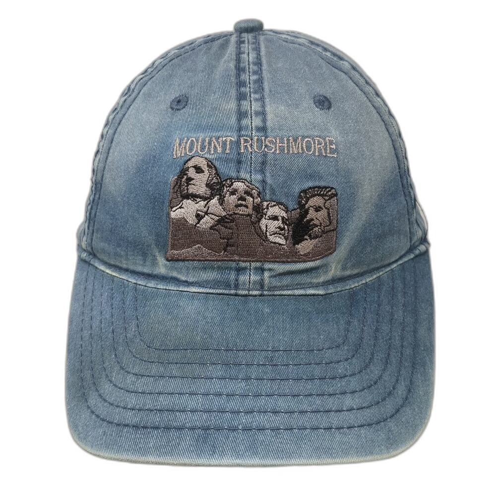 Triangle Sport Headwear Baseball Cap Blue One Size Mount Rushmore Slideback Hat